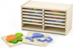 Puzzle en bois Viga 12 plateaux