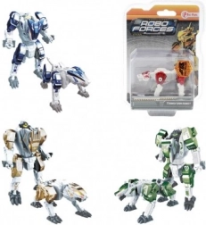 Animal transformable ou robot en plastique 9cm en blister