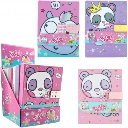 Agenda A5 avec cadenas à code