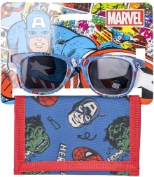 Ensemble de lunettes enfant et portefeuille Avengers - 1 pièce