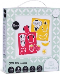 Gagagu découverte des couleurs – puzzle éducatif en bois pour enfants