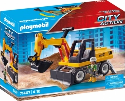 Jeu de construction avec figurines City Action - pelleteuse