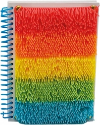 Carnet sensoriel multicolore avec franges A5, 80 feuilles