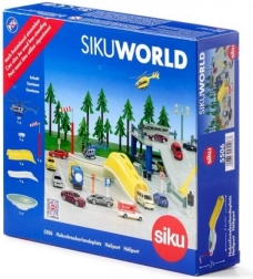 SIKU WORLD hélicoptère avec héliport