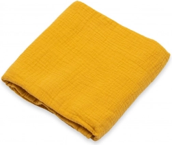 Couverture en mousseline pour enfant New Baby couleur moutarde