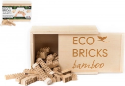 Jeu de Construction en Bois 90 pièces en Boîte