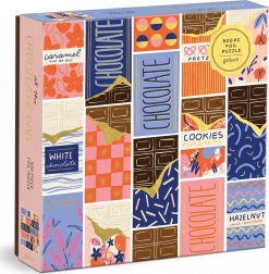 Galison puzzle carré dans un bar à chocolat 500 pièces