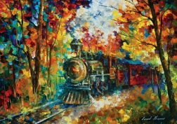 ART PUZZLE Puzzle Train d’automne 500 pièces