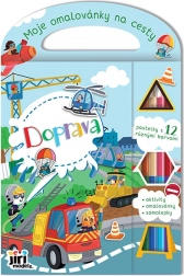 Mon livre de coloriage de voyage – Transport