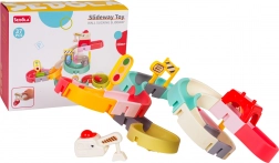 Toboggan de bain à ventouses, circuit de course, 37 pièces