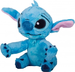 STITCH en peluche assis taille S 20 cm