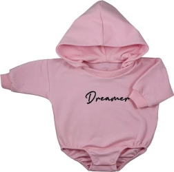 Body de survêtement pour bébé à capuche Koala Dreamer rose
