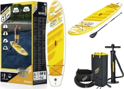 Paddleboard gonflable Hydro-Force jaune 320 x 76 x 12 cm