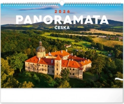 Calendrier mural Panoramata Tchèque 2026