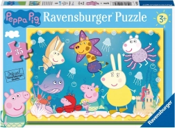 Puzzle Ravensburger Peppa Pig : Monde sous-marin, 35 pièces