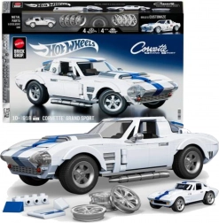 Hot Wheels Brick Shop Corvette Grand Sport kit 1:16, 918 pièces