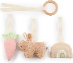anneau en bois avec jouets amovibles lapin Fine