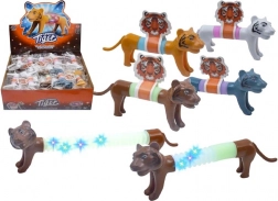 tigre à remonter avec lumière 13 cm