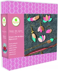 Kit créatif pour fabriquer des bijoux en cuir pour filles