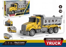 camion-benne avec lumière et son