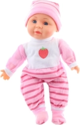 Bébé parlant 30 cm en tenue rose