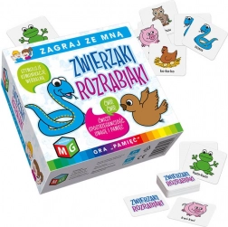 Animaux espiègles – jeu de mémoire pour enfants