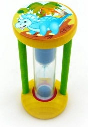 Sablier pour mesurer le brossage des dents dinosaure