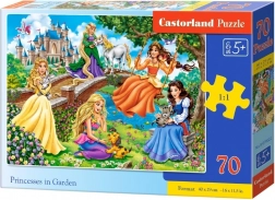 Puzzle 70 pièces – princesses au jardin