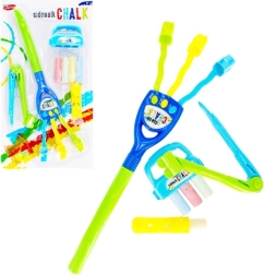 Set créatif de craies en 4 couleurs avec accessoires