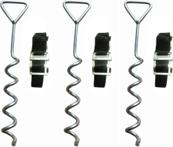 Kit d’ancrage Marimex pour trampolines (3 pcs)