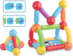 Jeu de construction magnétique de 50 pièces