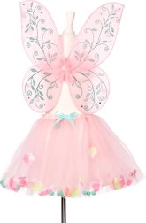 Déguisement d’elfe pour enfants Elody – jupe réglable et ailes (3–5 ans)