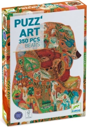 Puzzle Djeco en forme d’ours, 350 pièces