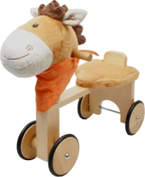 Trotteur Cheval avec écharpe