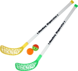 Bâtons de floorball avec balles