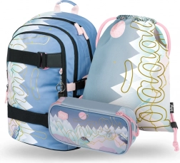 Ensemble de fournitures scolaires BAAGL Skate Moon