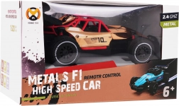 Voiture télécommandée en métal doré