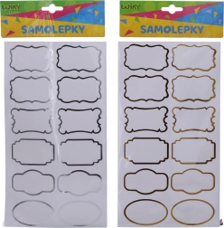 Autocollants 14×25,5 cm pour pots à épices, étiquettes, cadre