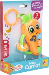 Jouet carotte avec effets 16 cm CAROTINA