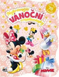 Coloriages de Noël avec autocollants Minnie