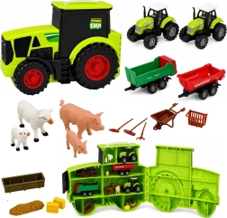 Ensemble de ferme dans un tracteur – ferme portable 28 pièces