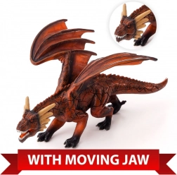 Mojo dragon de feu avec mâchoire articulée – figurine Deluxe