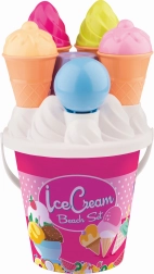 Androni set de plage avec glace moyen – Rose