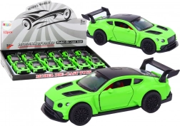 Voiture de sport 1:32 à inertie, vert mat