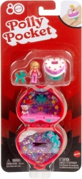polly pocket coffret compact anniversaire des 80 ans de mattel avec bague