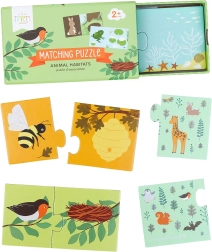 Puzzle d’association pour apprendre à compter – licornes – Animaux