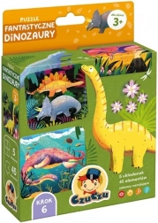 Puzzle – dinosaures fantastiques (5×9 pièces)