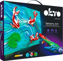 Kit artistique OKTO SENSOTY ART Carpes koi 30 × 40 cm