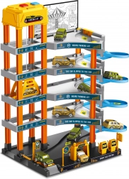 Station de stationnement avec garage