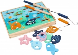 Jeu de pêche en bois pour enfants